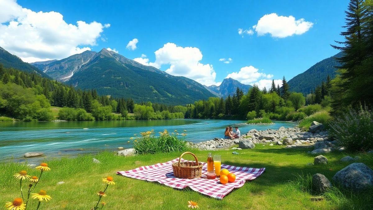 scenic-picnic-areas-in-beautiful-mountain-rivers